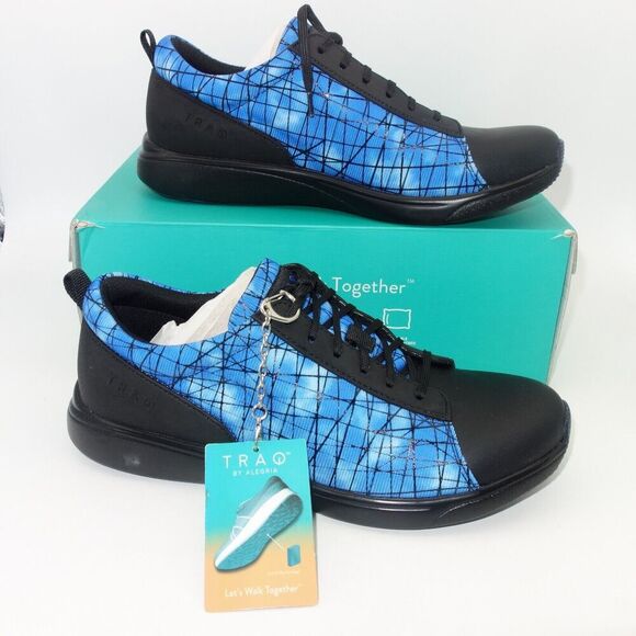 Alegria Shoes - NEW Alegria Traq Qest Lace Up Smart Walking Shoes Blue Size 40 Women's 9.5-10